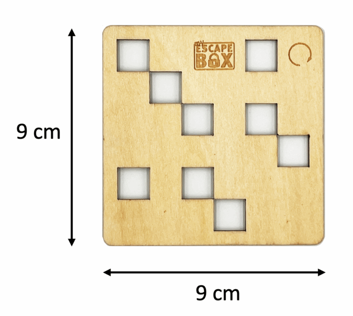 6 x 6 Fleissner-Schablone – Bild 2