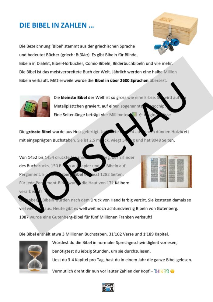 OnePaper-Game: BIBLESCAPE – Bild 2