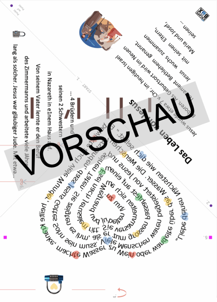 OnePaper-Game: JESU LEBEN – Bild 2